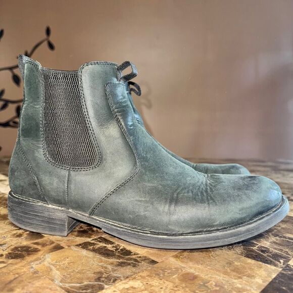 Eastland Daily Double Boot Men's Chelsea Boots Black Suede Size 9D - Picture 5 of 10